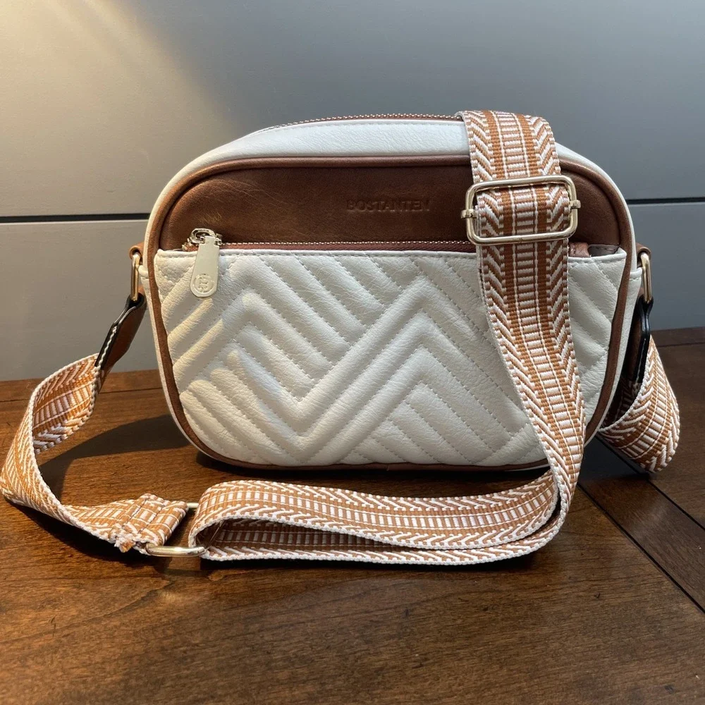 BOSTANTEN Quilted Crossbody Bags for Women Vegan Leather Purses Small Shoulder H - Picture 2 of 14